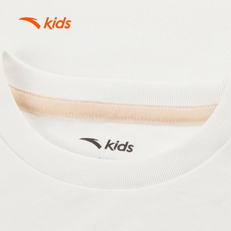 ANTA KIDS Áo Thun Dài Tay Bé Trai Ls Tee Running 3524C9403. Thoải Mái, Thoáng Khí. Bảo Hành Chính hãng ANTA Kids