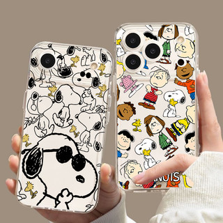 Phim Hoạt Hình Anime Snoopy Dễ Thương Dành Cho Samsung Galaxy A15 A56 A55 A35 A36 A54 A53 A34 A16 A14 A25 A26 5G Vỏ Mắt Thiên Thần Silicon Mềm Họa Tiết TPU Trong Suốt Bảo Vệ Camera
