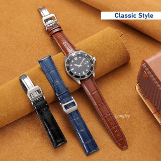 Cao Cấp Phi Công Da Thật Chính Hãng Dây Đeo Đồng Hồ 20 Mm 21 Mm 22 Mm Mới Lạ Portugieser Portofino Aquatimer Dây Đồng Hồ Vòng Tay Nam Nữ Kinh Doanh Cổ Điển Thể Thao