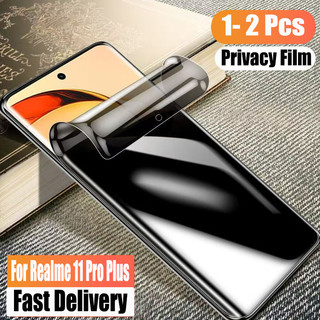 Realme 11 Pro + 1-2 Chiếc Mềm Bảo Vệ Màn Hình Hydrogel Riêng Tư Cho Realme 15 14 13 12 Pro Plus 5G Phim Chống Gián Điệp