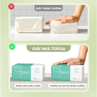 Giấy Ăn Top Gia,Thùng 16/30/60 Gói Rút 3 Màu Cao Cấp, Mềm Mịn, Thấm Hút Tốt, An Toàn  TopgiaStore1