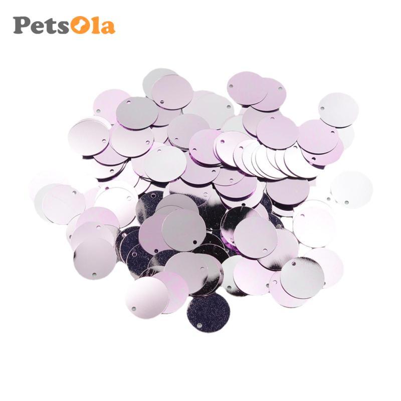 130 Miếng Sequin Tròn 16mm Kim Sa Lấp Lánh có Lỗ - DIY Trang Trí Quần Áo Cô Dâu và Phụ Kiện