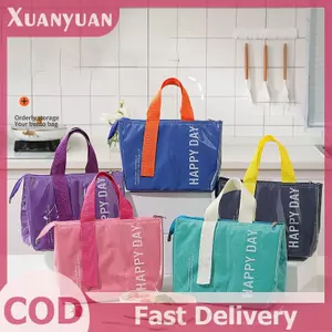 XUAN Cách Nhiệt Túi Ăn Trưa Chống Thấm Nước Thời Trang Cách Nhiệt Bento Gói Nhôm Lá Cắm Trại Dã Ngoại Túi Cách Nhiệt Bento Túi Xách Ăn Trưa VN