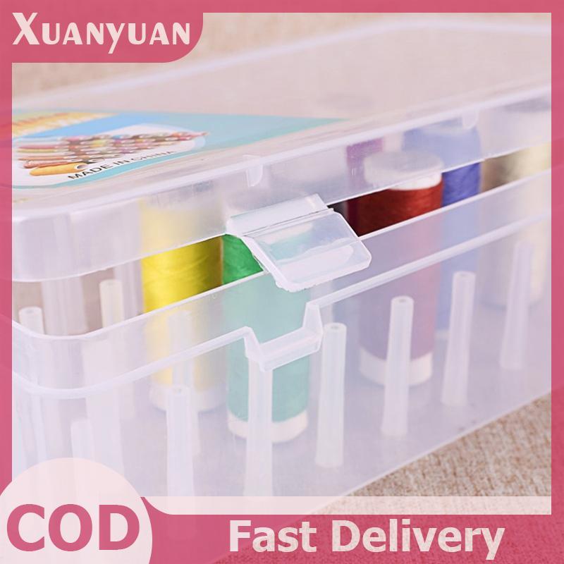 XUAN May Chỉ Hộp Bảo Quản 42 Miếng Cuộn Cuộn Hộp Đựng Thủ Công VN