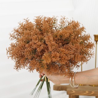 Cành Cây San Hô Giả 6 Nhánh Cỏ Điểm Trang Trí Nhà Cửa Decor Chụp Ảnh Hoa Nhựa Tùng Sương Mù Cắm Bình Phòng Khách Tiệc Cưới Đạo Cụ Studio Phong Cách Bắc Âu Vintage Lá Rậm Phụ Kiện Làm Vòng Hoa Handmade Bền Đẹp