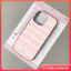 Ốp Lưng Cho OPPO A15 A5s A5X A5i A3 A5 Pro A16 A3X A16K A57 A60 A3s A17 A9 A16s A18 A31 A52 A92 A53 A7 A54 A95 A16E A58 A55 A38 A12 A76 A77 A74 A78 Kẻ Sọc Màu Hồng Dễ Thương Bao da
