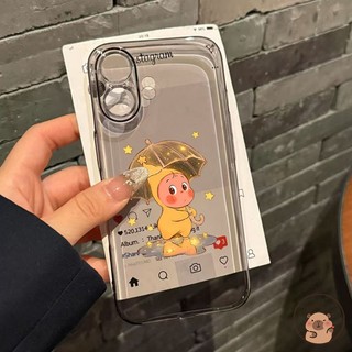 Ốp Điện Thoại Dễ Thương Meizu 21 20 Pro Note, Cầm Dù Lấp Lánh Ngôi Sao Hoạt Hình, Vỏ Mềm Trong Suốt Đen