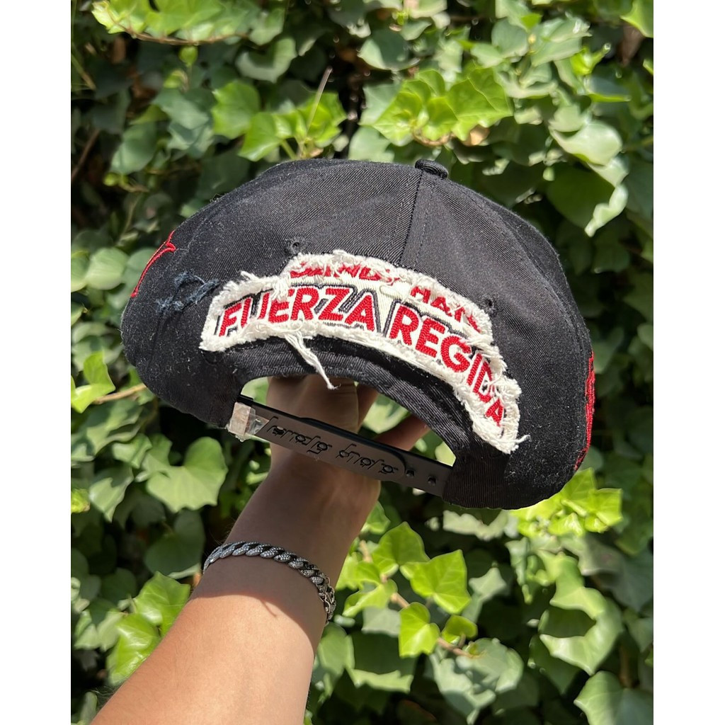 Mũ Gola Dandy màu đen cổ điển, thiết kế thêu đỏ - Hợp trend hip-hop - Vành mũ điều chỉnh được