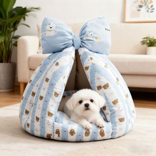Giường cho chó bán kín, Tổ Sofa cho chó bí ngô mềm mại ấm áp, Giường cho thú cưng làm dịu cho thú cưng nhỏ vừa lớn