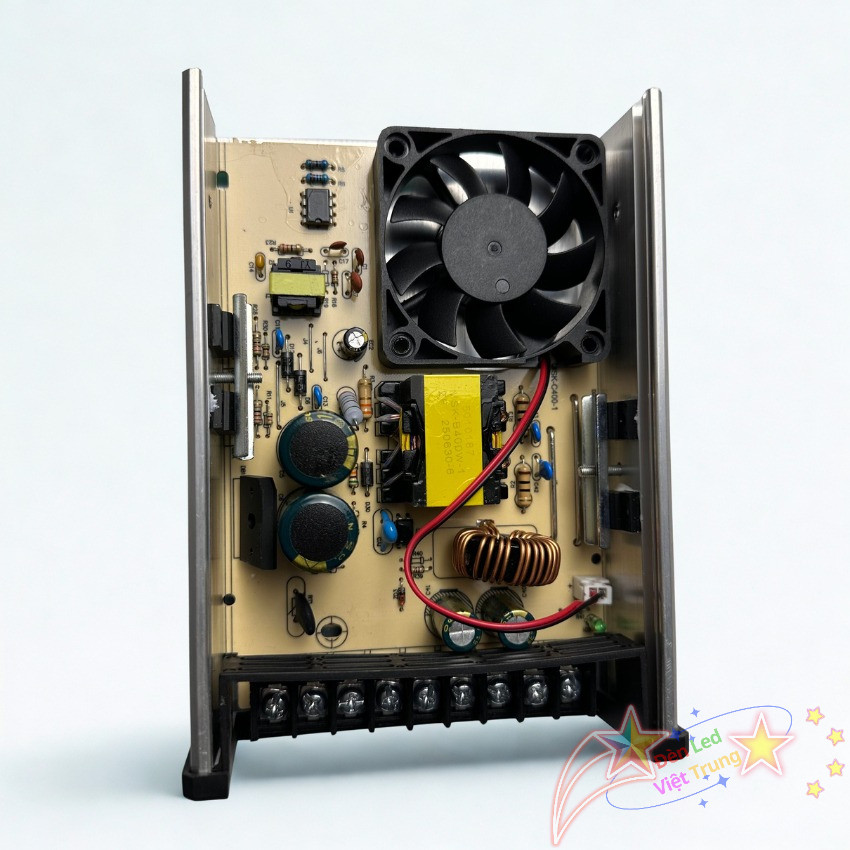 Nguồn Led Ngoài Trời 12V - 24V Công Suất 400W Mạnh Mẽ Chống Mưa Chống Ẩm An Toàn Điện
