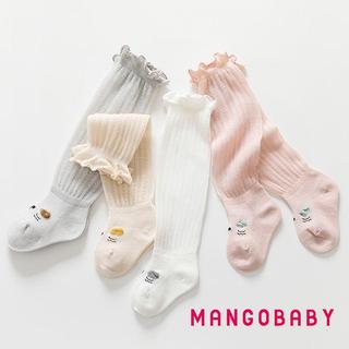 MG-Baby Tất Cho Bé Gái Và Bé Trai Hoạt Hình Thêu Chống Muỗi Đùi Cao Tất Lưới Mùa Hè Mỏng Vớ