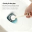 PCF * Bộ giá đỡ bàn chải vệ sinh thiết kế chó dễ thương Xây dựng ABS mạnh mẽ với công cụ làm sạch sâu nâng cấp phòng tắm