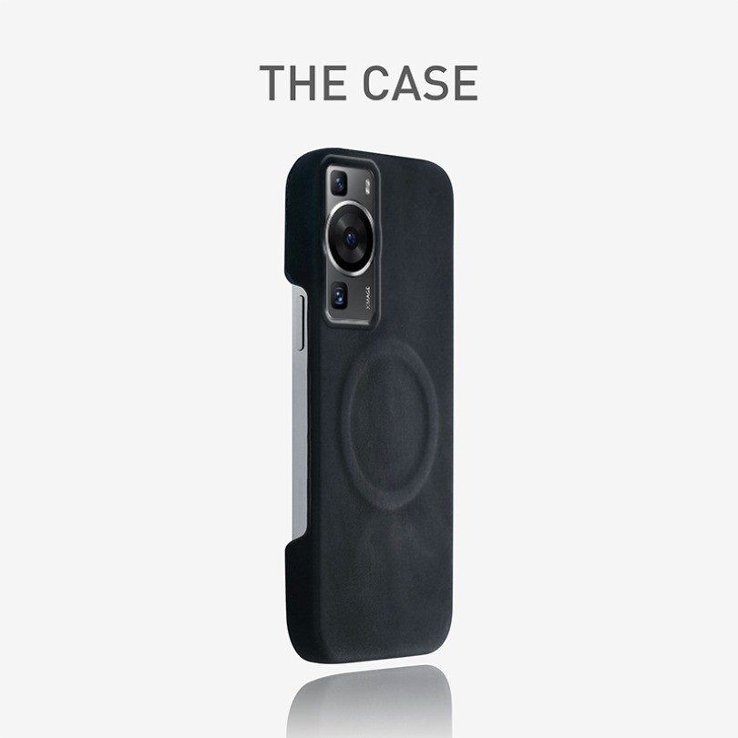 Sang Trọng Cảm Giác Da Từ Tính Dành Cho Huawei P60 P60 Pro Ốp Lưng Điện Thoại Kinh Doanh Da Lộn Da Cừu Da Mờ Bao