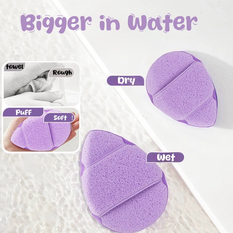 1 / 2 Chiếc Bụi Loại Bỏ Puff Rửa Mặt Làm Sạch Bọt Biển Trang Điểm Tẩy Bọt Xốp Mặt Sạch Miếng Lót Dụng Cụ
