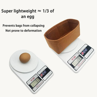 Túi bên trong nỉ di động Túi chèn Túi xách Mini nhiều túi Túi lót Túi lưu trữ Thích hợp cho túi Sonmont Hobo