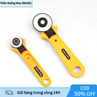 Dụng cụ cắt đa năng lưỡi tròn 28mm 45mm cho da thuộc vải và giấy lý tưởng cho xưởng làm đồ da và DIY tại nhà