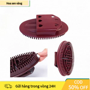 【24H】Bàn chà massage màu nâu chuyên nghiệp cho việc đả thông kinh lạc hỗ trợ giảm béo và thư giãn vùng cổ vai gáy