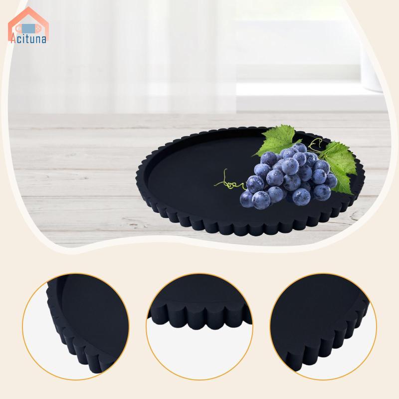 Tròn Trang Trí Phục Vụ Khay Đĩa Nhà Bếp Quầy Silicon Nước Hoa Trang Sức Giá Đỡ Món Ăn Cho Chai Bàn Cà Phê Trồng