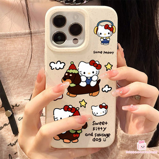 Ốp Lưng Cho Iphone 13 11 17 15 12 14 Pro Max Air XS X XR Max 8 6s 15 14 7 6 Plus SE 2020 Sweet Cute HelloKitty Dachshund Vỏ Thân Thiện Với Môi Trường