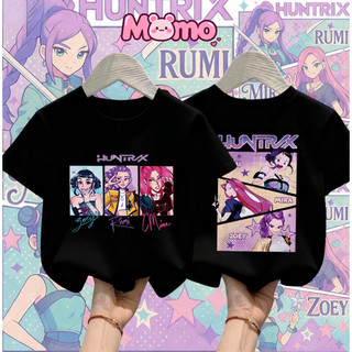Kpop Demon Hunter Huntrix Rujinu Cổ Tròn Áo Thun Unisex Trẻ Em Full Size Áo Thun