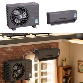 Mô hình điều hòa năng lượng mặt trời Mini an toàn cho trẻ em QUIM cho nhà búp bê Hoạt động vui chơi và học tập sáng tạo