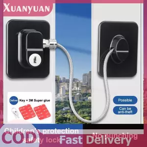 XUAN Khóa ngăn kéo không đục lỗ Khóa bảo vệ an toàn cho trẻ em Kẹp trẻ em trên tay Tủ giặt VN