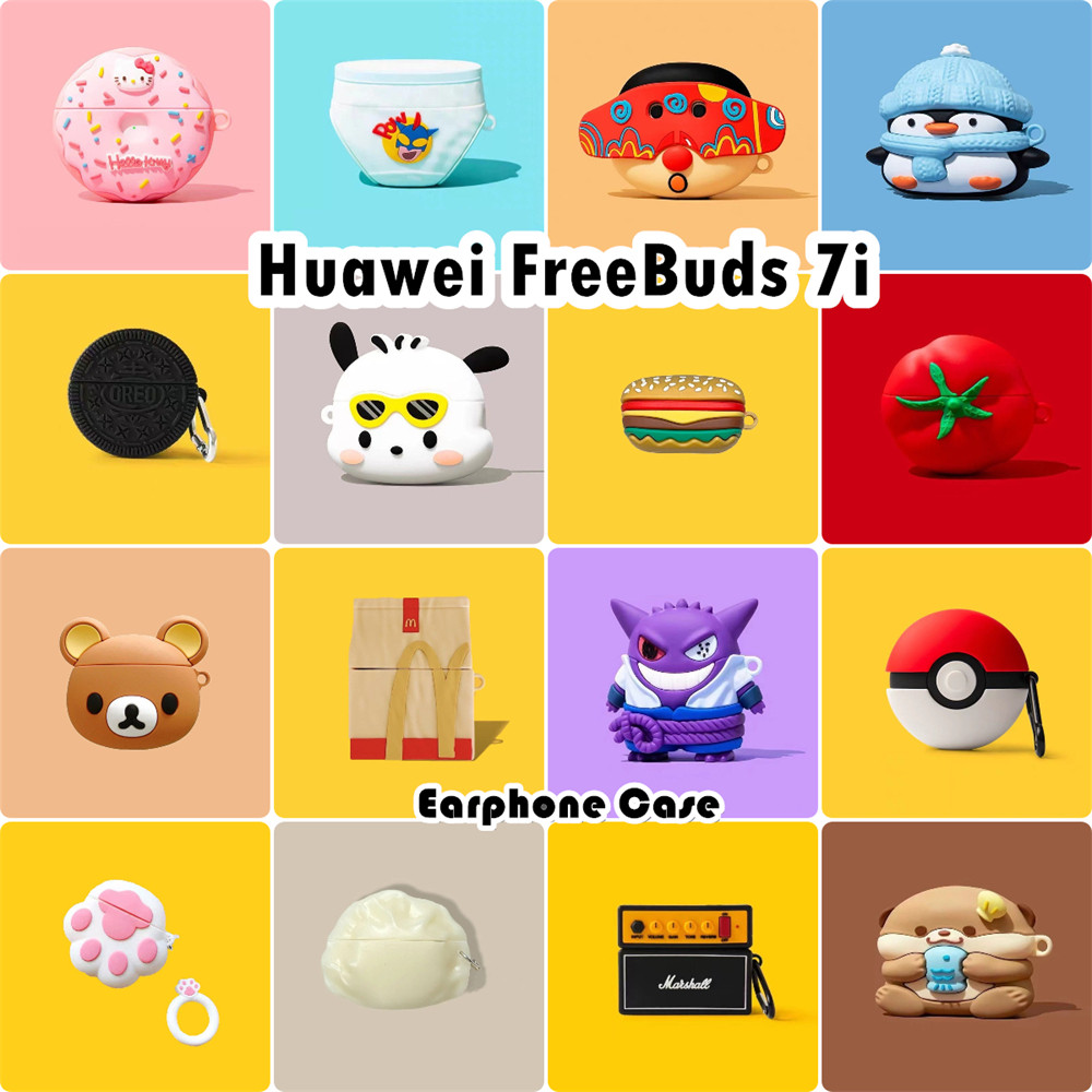 [Ngôi sao tương lai] Dành cho Huawei FreeBuds 7i Vỏ tai nghe silicon mềm mô phỏng hoạt hình NO.2