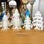 Set 4 Cây Thông 22-30cm Giấy Trắng Hai Lớp Trang Trí Hang Đá Giáng Sinh - TAYTA