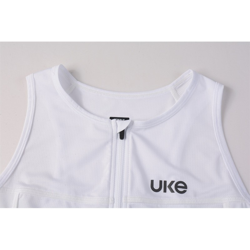 FBL014B - Áo Ba Lỗ UKE Nữ White, Áo Lót Mặc Trong Đạp Xe UKE Siêu Nhẹ & Thoáng Khí