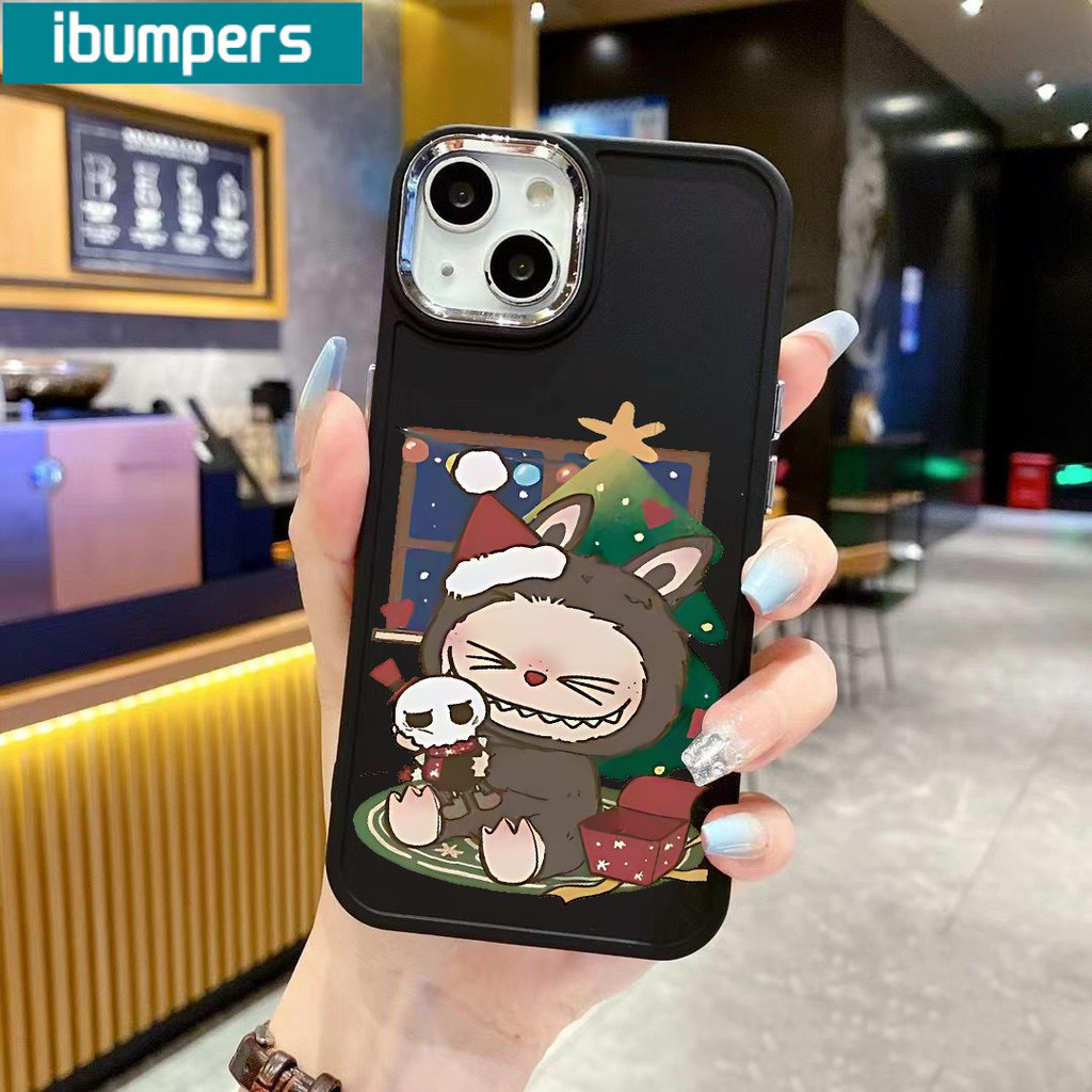 Ibumpers Ốp Điện Thoại Ngộ nghĩnh Dễ Thương Giáng Sinh Họa Tiết Hoạt Hình Silicon Mềm Cao Cấp Chống Sốc Cho iPhone 17 16 15 14 12 13 11 Pro Max IP 7 8 Plus Iphon X XS XR Xs Max