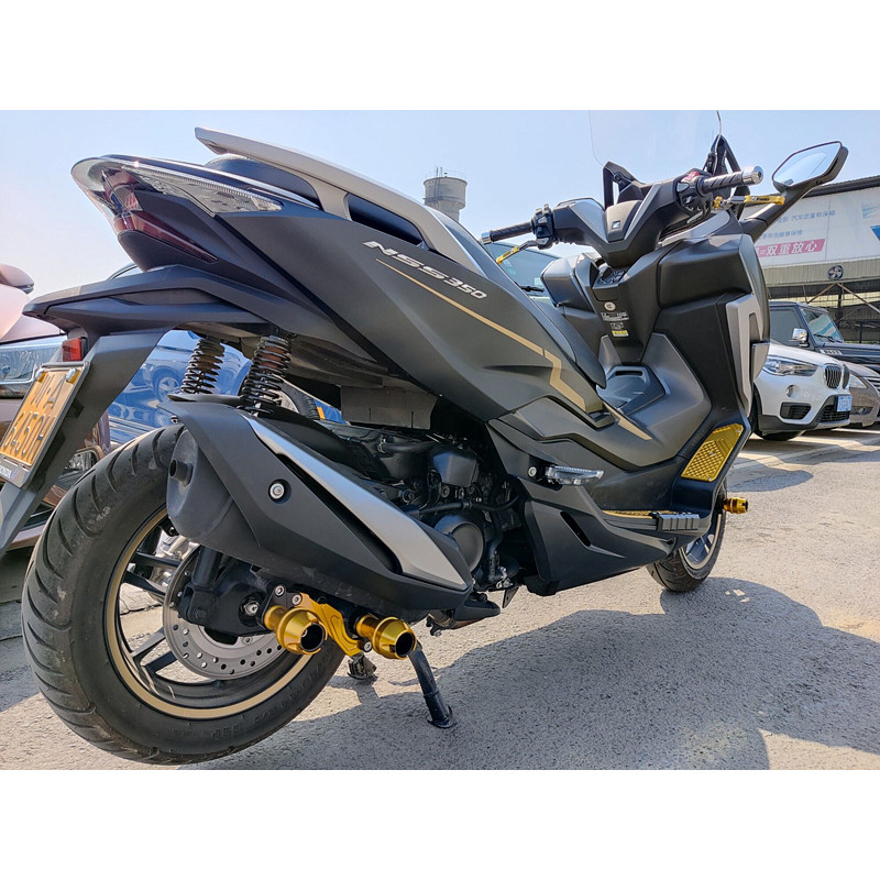 Dành Cho Xe HONDA PCX160 FORZA250 FORZA300 NSS350 Bảo Vệ Ống Xả Thanh Chống Rơi Thanh Trượt