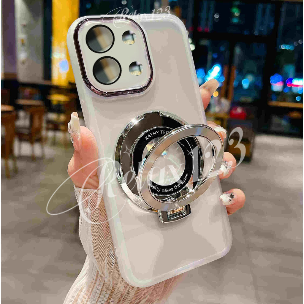Dành Cho OPPO A6 Pro 5G 2025 OPPO A6Pro A6 A6i A6x OppoA6Pro Oppo A6Pro 5G 4G Vỏ 2025 Ốp Lưng Mềm Chống Sốc Trong Suốt Có Giá Đỡ Từ Tính Bảo Vệ Camera Vỏ Điện Thoại