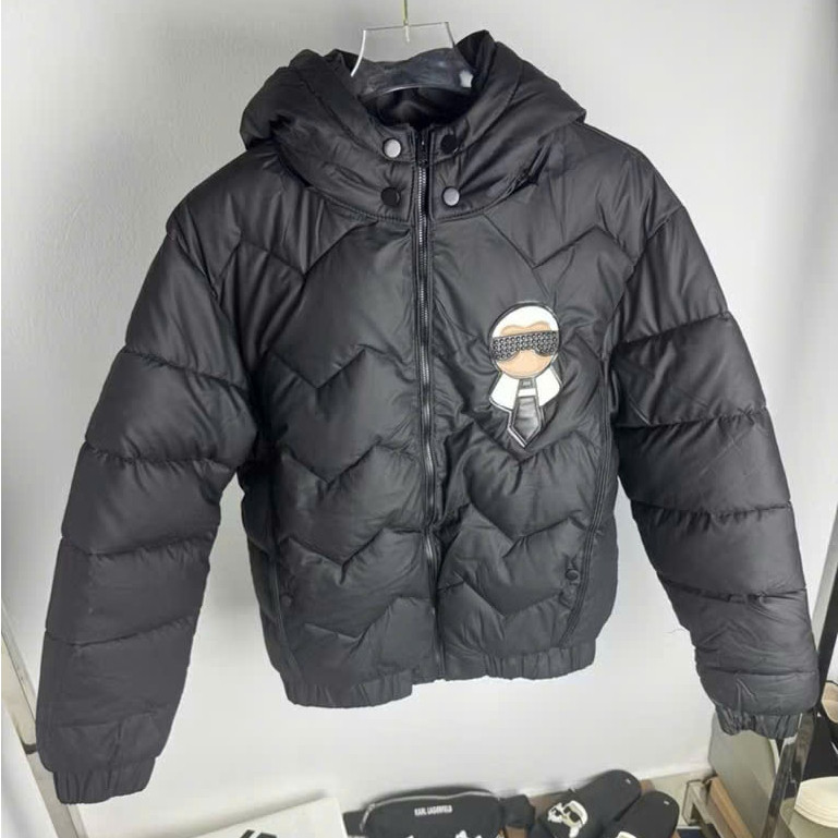 Áo Phao Ông Già Thêu Da KCloset Áo Phao Trần Trám Dày Dặn Dáng Rộng Nam Nữ NA51