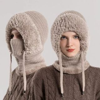 NCE Balaclava - Thiết kế 3 trong 1, mũ mùa đông chống gió toàn mặt thời trang dành cho nữ