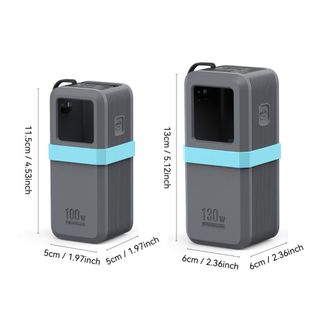 AWNGD Silicone, Bảo vệ chống bụi mềm, Vỏ bảo vệ chống sốc di động cho UGREEN Nexode Power Bank 20000mAh 130W / 12000mAh 100W Du lịch