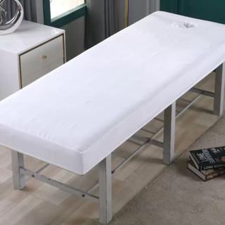 Ga Giường Gội Đầu 2in1 – Drap Spa Có Lỗ Gội, Chất Liệu Thun Lạnh, Co Giãn 4 Chiều, Bo Chun Đều