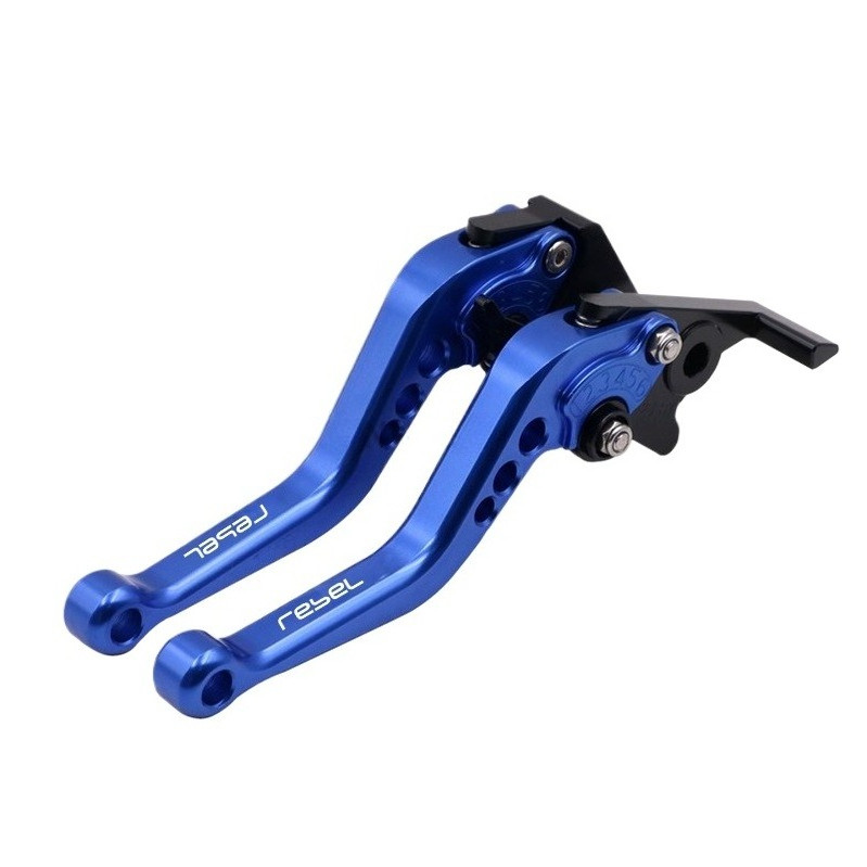 Dành cho XE HONDA REBEL 300 500 2017-2022 sửa đổi hợp kim nhôm CNC 6 giai đoạn có thể điều chỉnh phanh ngắn đòn bẩy ly hợp đòn bẩy