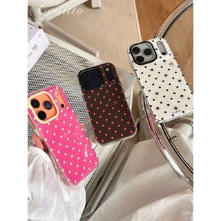 Ốp Điện Thoại Thích Hợp Cho iPhone 7 8 X XS XR XSMAX 11 12 13 14 15 16 17 Pro max Plus Air Polka Dot Vỏ Bảo Vệ Chống Sốc Chống Sốc Bao Gồm Tất Cả FDHJ