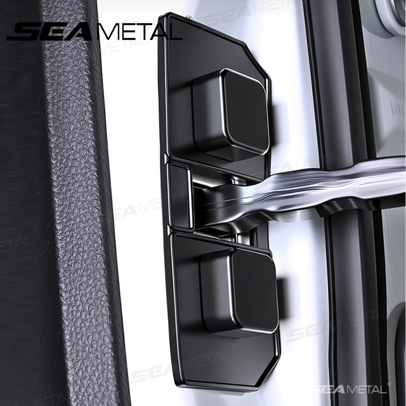 SEAMETAL Silicone Giới Hạn Cửa Ô Tô Miếng Lót Khóa Đệm Giảm Chấn Ô Tô Silicon Chốt Cửa Vỏ Bảo Vệ Chống Sốc Dày Chống Va Chạm