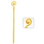 Treeling Chi Tiết Golden Wizard Nhân Viên Nhựa Trang Phục Phụ Kiện Cho Rạp Biểu Diễn Halloween