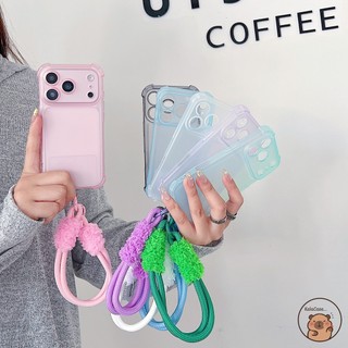 Dành Cho Honor 500 Pro Power 2 Win X9D X7D X6C X5C Magic 8 Pro Honor500 5G 4G Vỏ Điện Thoại Có Dây Đeo Sang Trọng Lông Mờ Chống Sốc Trong Suốt Vỏ Mềm