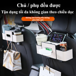 Hộp Lưu Trữ Sau Ghế Ô Tô - Vật Liệu Chống Trầy, Dễ Lắp Đặt, Giúp Xe Gọn Gàng & Ngăn Nắp