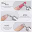 PlumHOUSE Móng Tay Chà Nhám Dây Mandrel Cho Làm Móng Tay Giấy Nhám Nhẫn Giá Đỡ Thép Không Gỉ Móng Tay Nghệ Thuật Dụng Cụ Khoan Móng Tay Phụ Kiện VN