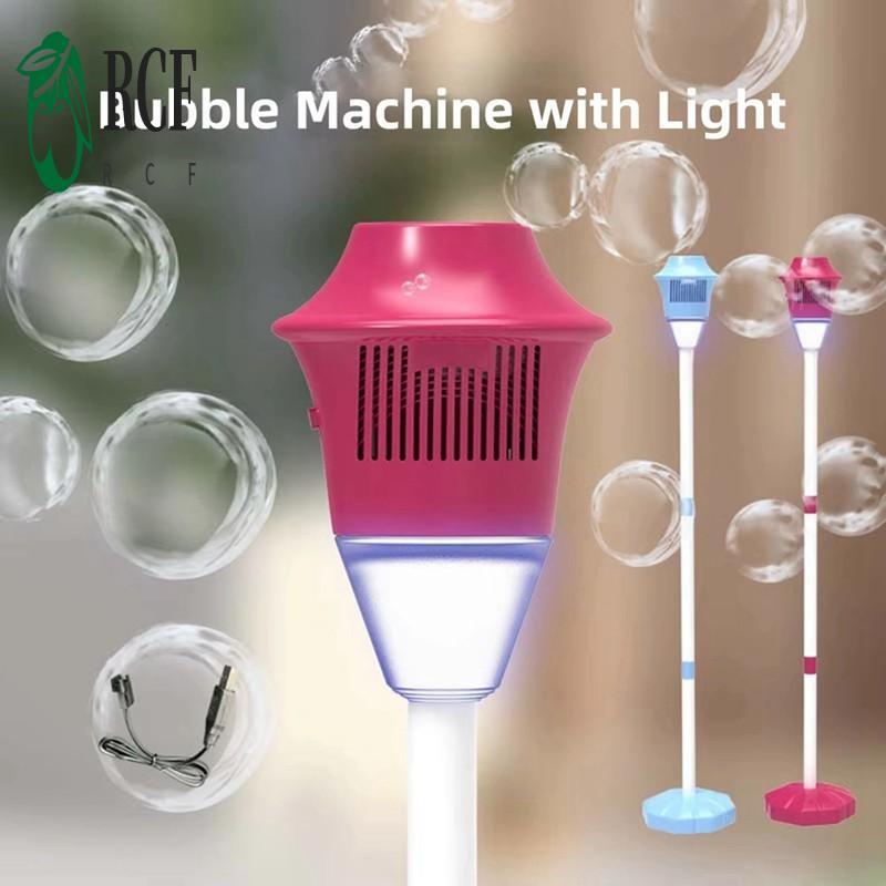 COD✨ Máy bong bóng tự động có đèn âm thanh - Kiểu đèn đường dọc cho các bữa tiệc