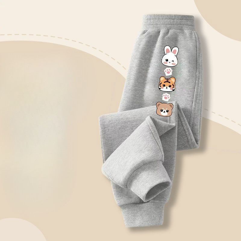 Trẻ Em Hoạt Hình Dễ Thương Quần Mồ Hôi Trẻ Em Quần Jogger Mềm Mại Thoải Mái Quần Dài Hàng Ngày Giờ Chơi Trang Phục
