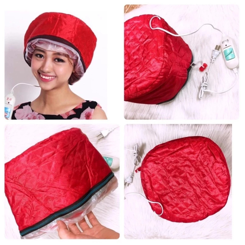 Mũ hấp tóc tại nhà loại 1, mũ ủ tóc nhiệt tại nhà cao cấp 3 chế độ nóng tiện lợi | Trunghair