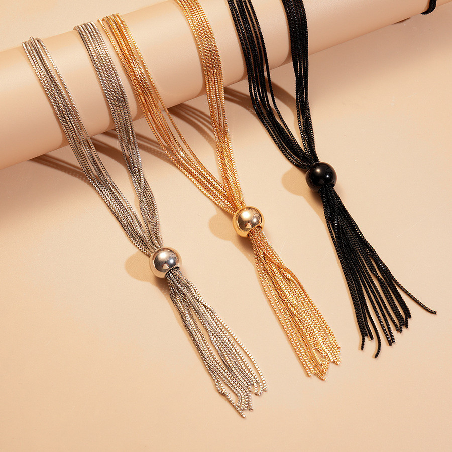 Vòng cổ đa lớp phong cách Bohemian dáng fringe xương đòn - Quà tặng trang sức thời trang độc đáo
