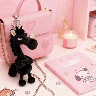 Móc khóa năm con ngựa cho ô tô tượng trưng cho sự quý phái May mắn. Charm nội thất ô tô, điểm nhấn trang trí nội thất
