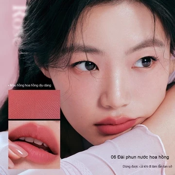 Judydoll Son Môi Bút Môi Bùn Matte Lip Glaze Velvet Matte Tính Khí Màu Khỏa Thân Dưỡng Ẩm Làm Trắng Da