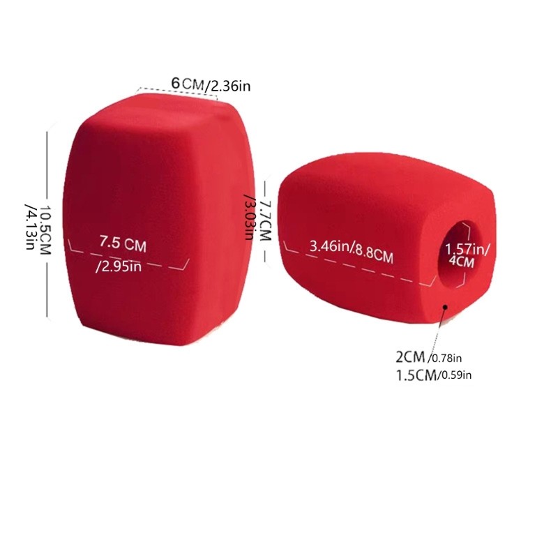 Vỏ micro xốp mật độ trại để giảm tiếng ồn chuyên nghiệp và hấp thụ sốc Thiết kế hình vuông
